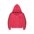 GLAMOUR TRACK ZIP HOODIE PINK