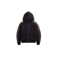 GLAMOUR ZIP HOODIE BLACK
