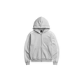 STRIPES ZIP HOODIE GREY