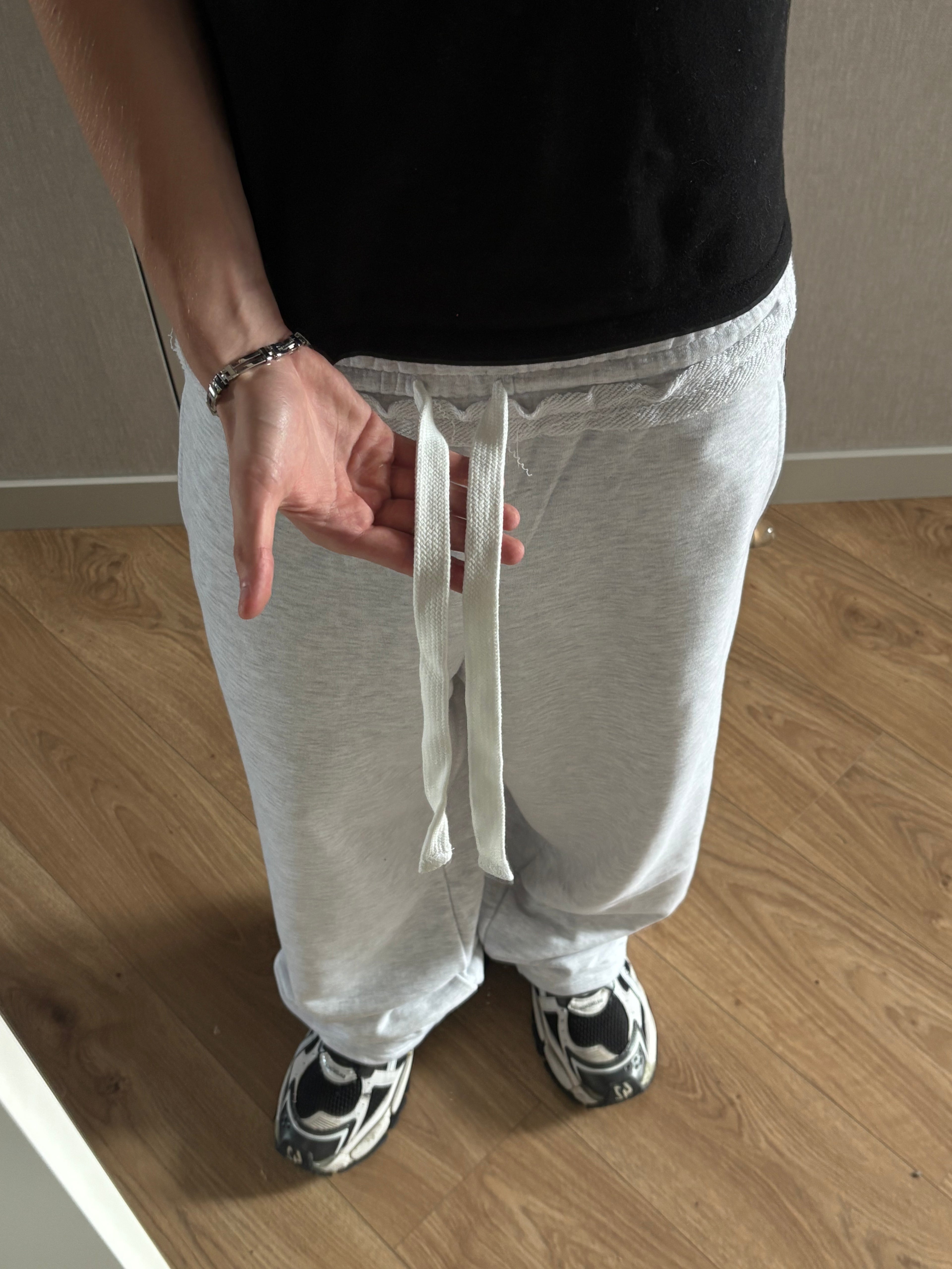 GLAMOUR TRACK PANTS GREY