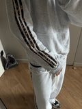 GLAMOUR TRACK HOODIE GREY