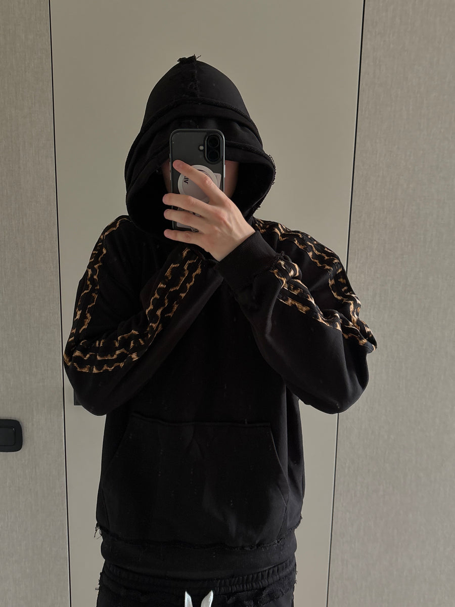 GLAMOUR TRACK HOODIE BLACK