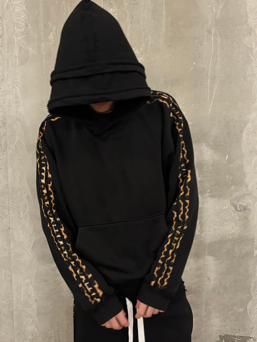 GLAMOUR TRACK HOODIE BLACK
