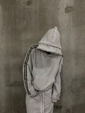 GLAMOUR TRACK HOODIE GREY