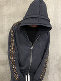 GLAMOUR TRACK ZIP HOODIE GRAFFITI