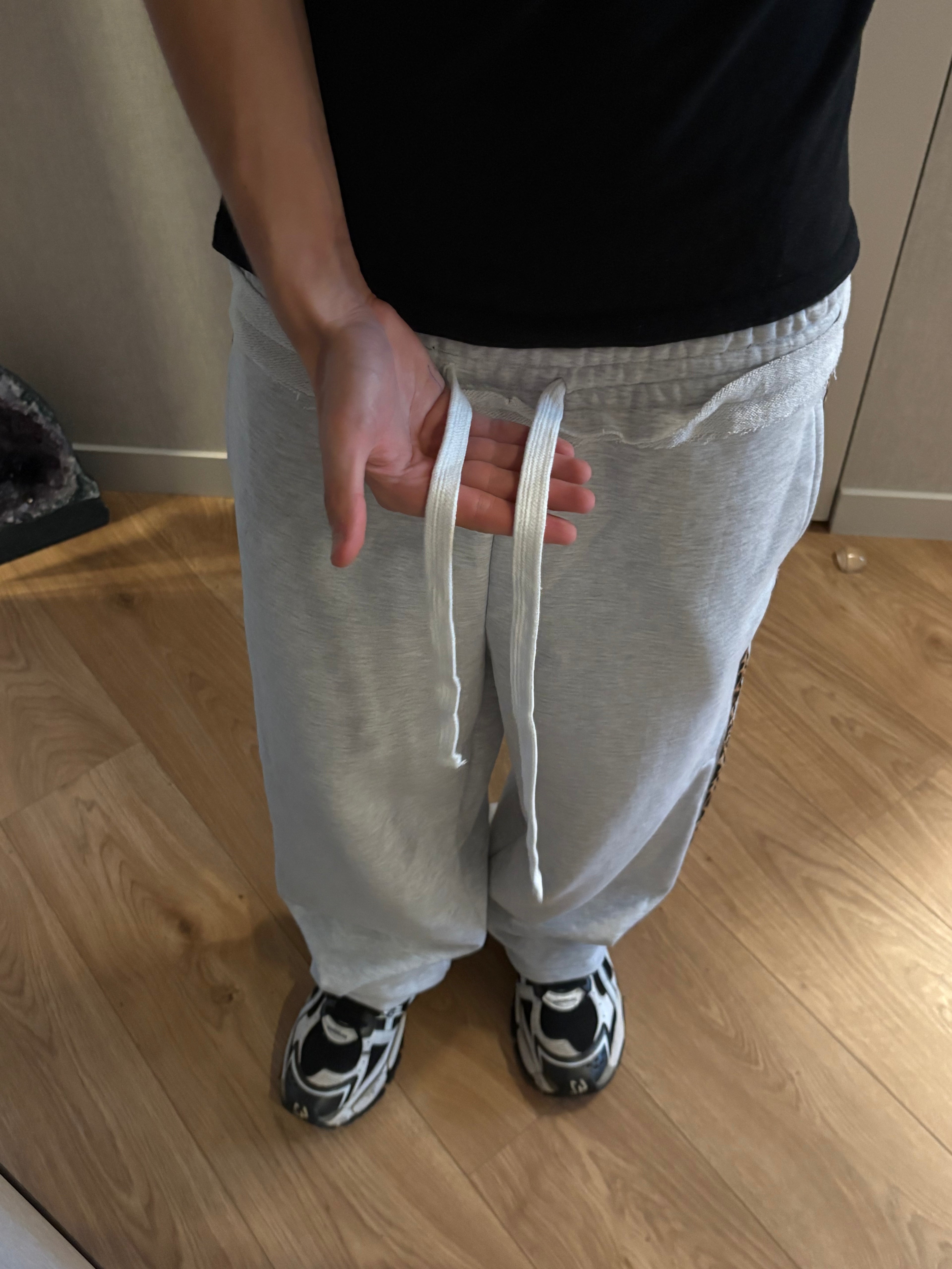 UPDATED GLAMOUR PANTS GREY