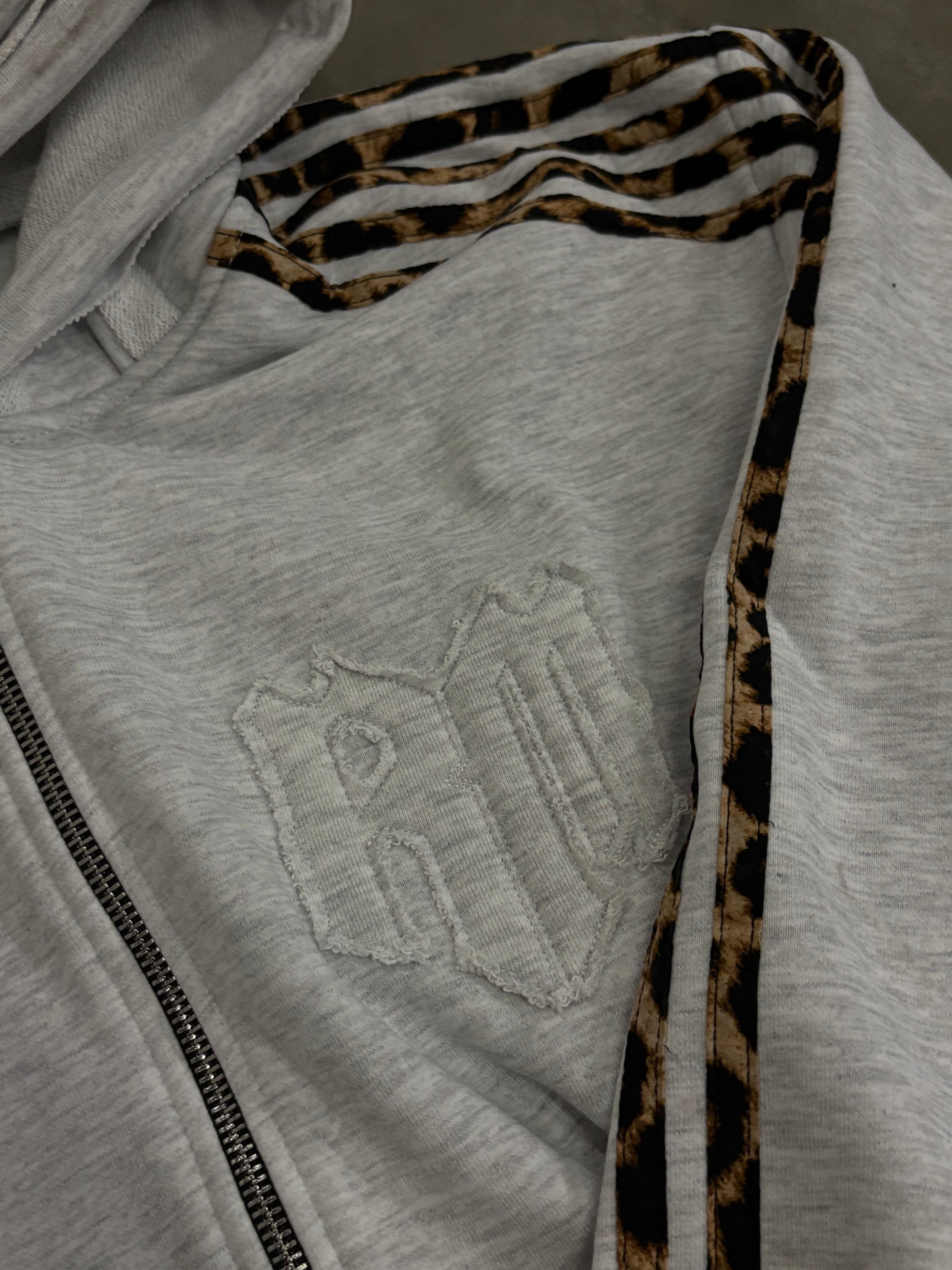 GLAMOUR ZIP HOODIE GREY