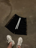 GLAMOUR TRACK SHORTS Довгі — Чорні