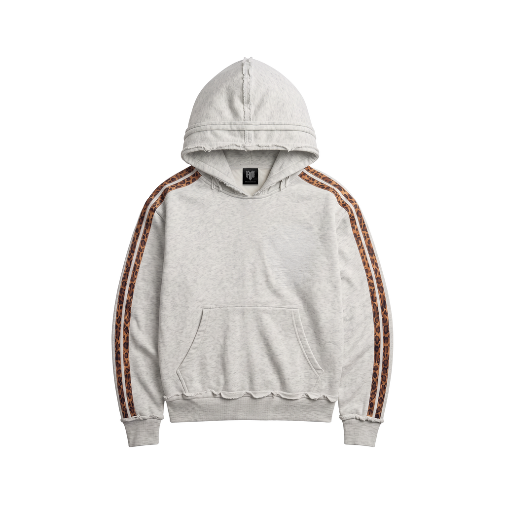 GLAMOUR TRACK HOODIE GREY
