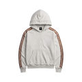 GLAMOUR TRACK HOODIE GREY